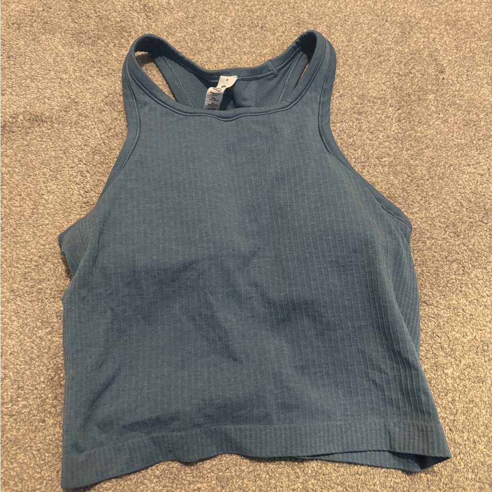 Blue Women's Racerback Tank Top
